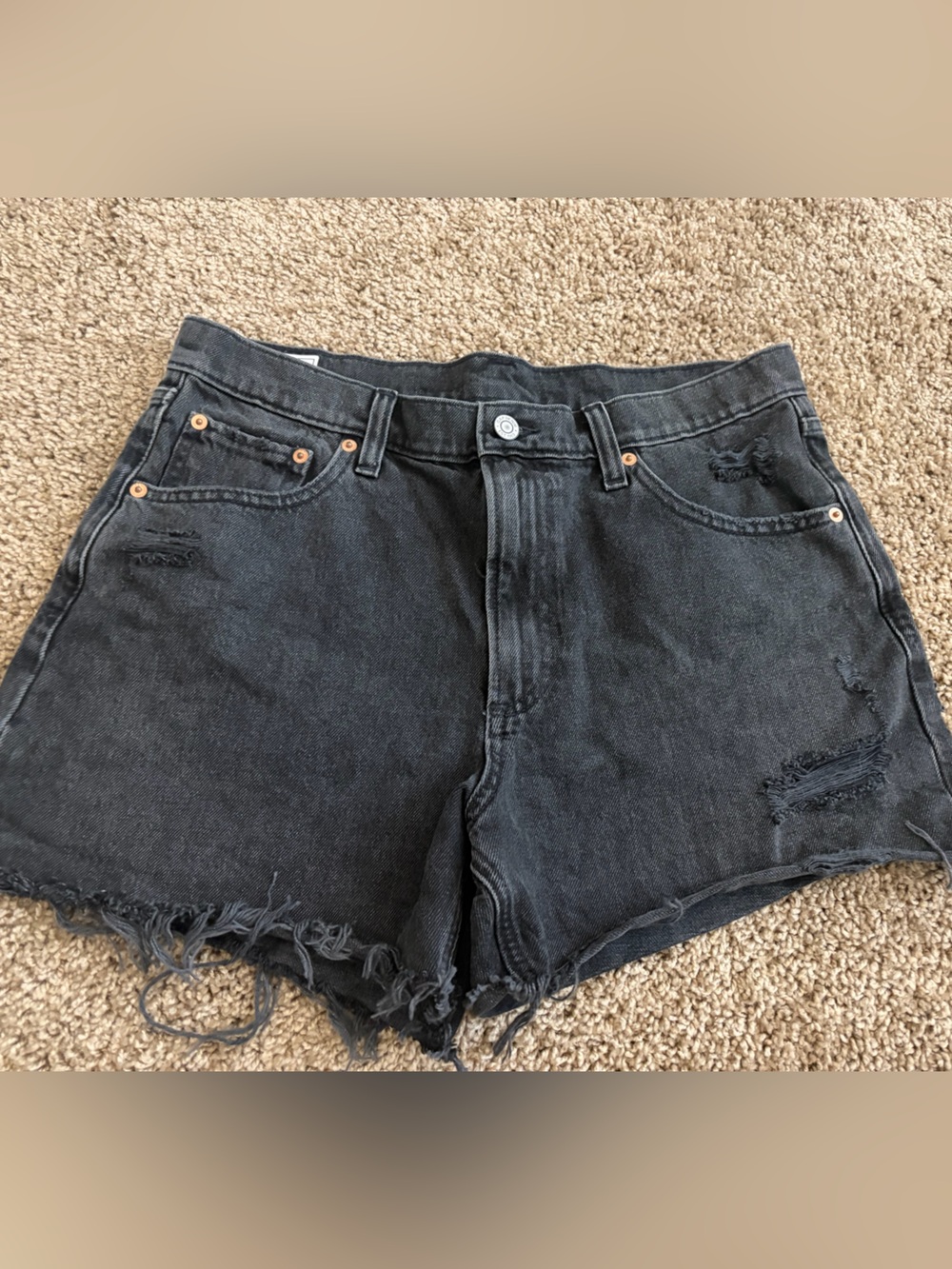 Distressed denim